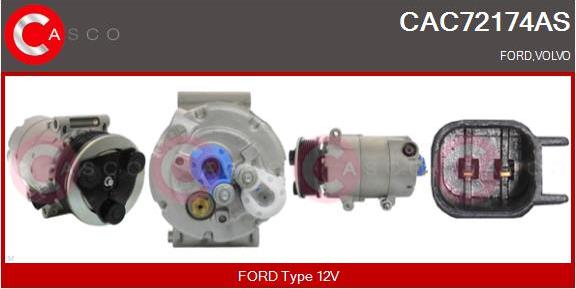 Casco CAC72174AS - Compressore, Climatizzatore www.autoricambi360.it