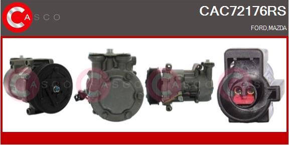 Casco CAC72176RS - Compressore, Climatizzatore www.autoricambi360.it