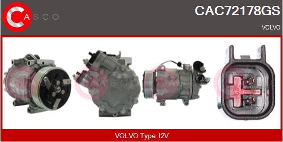 Casco CAC72178GS - Compressore, Climatizzatore www.autoricambi360.it