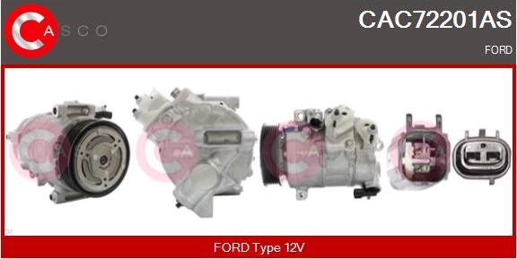 Casco CAC72201AS - Compressore, Climatizzatore www.autoricambi360.it