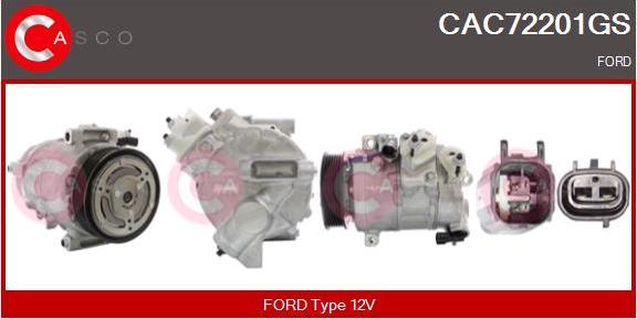 Casco CAC72201GS - Compressore, Climatizzatore www.autoricambi360.it