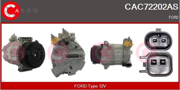 Casco CAC72202AS - Compressore, Climatizzatore www.autoricambi360.it