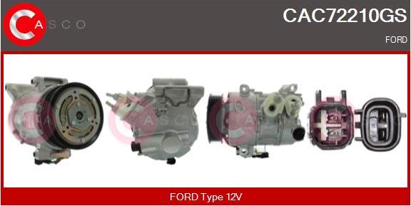 Casco CAC72210GS - Compressore, Climatizzatore www.autoricambi360.it