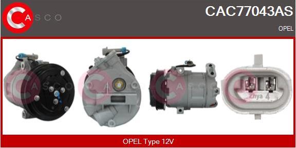 Casco CAC77043AS - Compressore, Climatizzatore www.autoricambi360.it