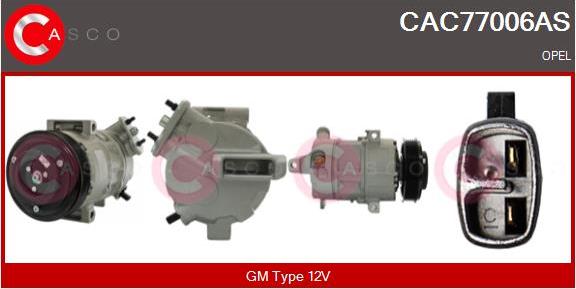 Casco CAC77006AS - Compressore, Climatizzatore www.autoricambi360.it