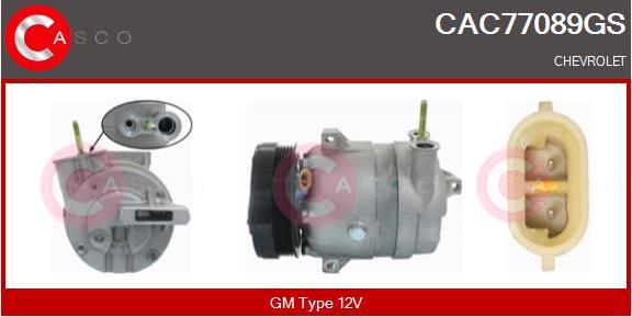 Casco CAC77089GS - Compressore, Climatizzatore www.autoricambi360.it