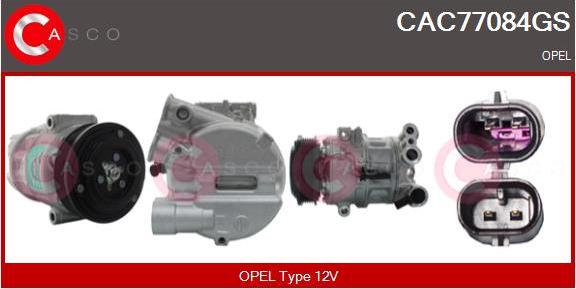 Casco CAC77084GS - Compressore, Climatizzatore www.autoricambi360.it
