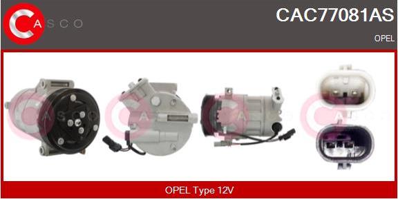 Casco CAC77081AS - Compressore, Climatizzatore www.autoricambi360.it