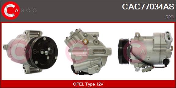 Casco CAC77034AS - Compressore, Climatizzatore www.autoricambi360.it