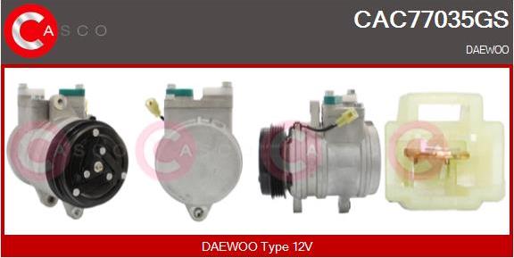 Casco CAC77035GS - Compressore, Climatizzatore www.autoricambi360.it
