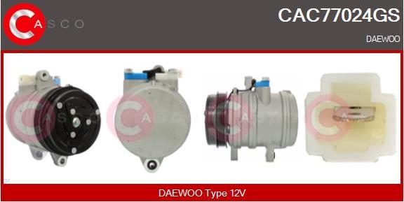 Casco CAC77024GS - Compressore, Climatizzatore www.autoricambi360.it