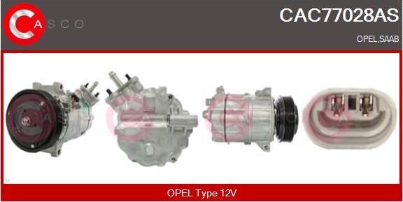 Casco CAC77028AS - Compressore, Climatizzatore www.autoricambi360.it