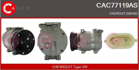 Casco CAC77119AS - Compressore, Climatizzatore www.autoricambi360.it