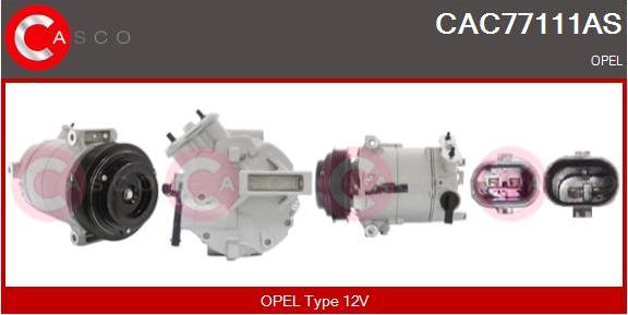 Casco CAC77111AS - Compressore, Climatizzatore www.autoricambi360.it