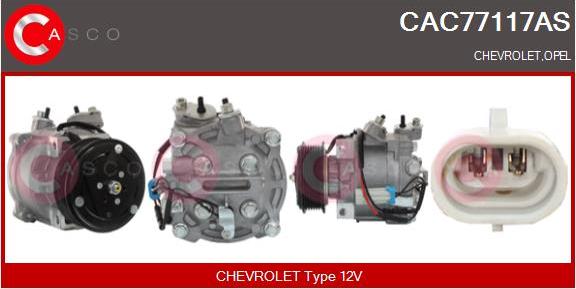 Casco CAC77117AS - Compressore, Climatizzatore www.autoricambi360.it