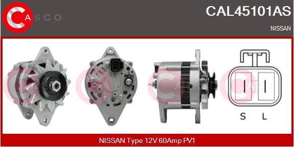 Casco CAL45101AS - Alternatore www.autoricambi360.it