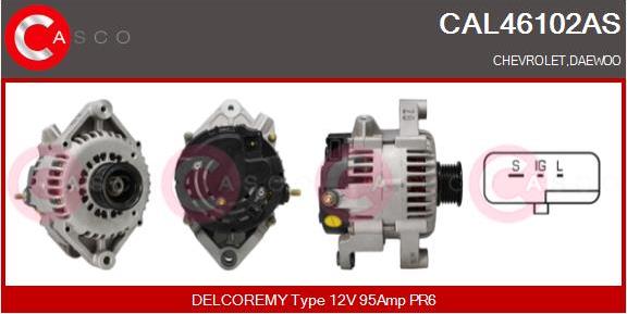 Casco CAL46102AS - Alternatore www.autoricambi360.it