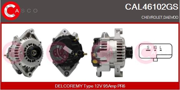Casco CAL46102GS - Alternatore www.autoricambi360.it
