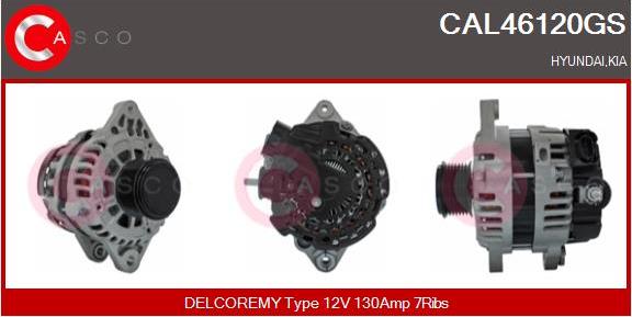 Casco CAL46120GS - Alternatore www.autoricambi360.it