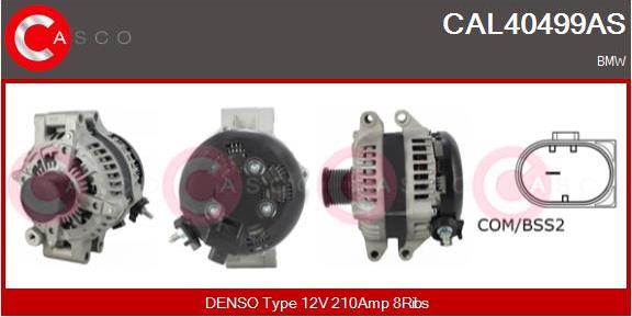 Casco CAL40499AS - Alternatore www.autoricambi360.it