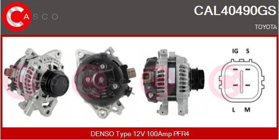 Casco CAL40490GS - Alternatore www.autoricambi360.it