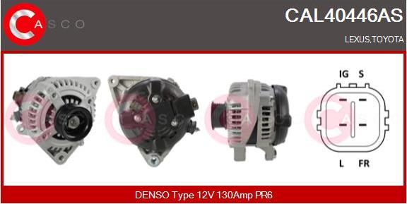 Casco CAL40446AS - Alternatore www.autoricambi360.it