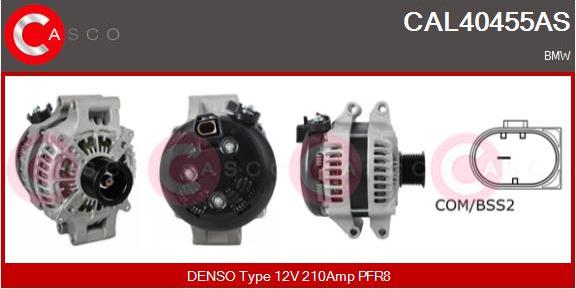 Casco CAL40455AS - Alternatore www.autoricambi360.it