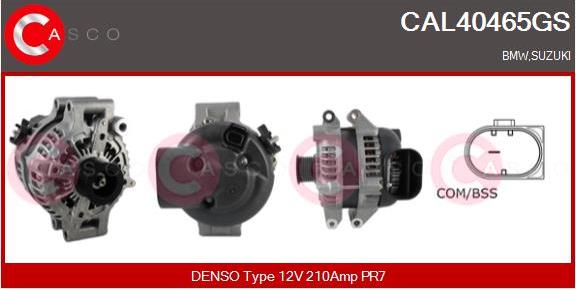 Casco CAL40465GS - Alternatore www.autoricambi360.it