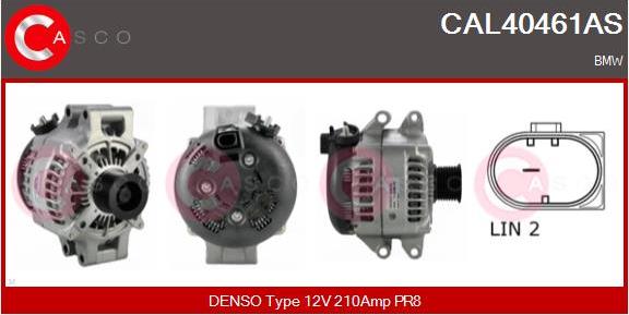 Casco CAL40461AS - Alternatore www.autoricambi360.it