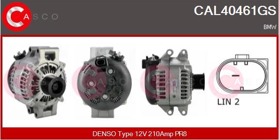 Casco CAL40461GS - Alternatore www.autoricambi360.it