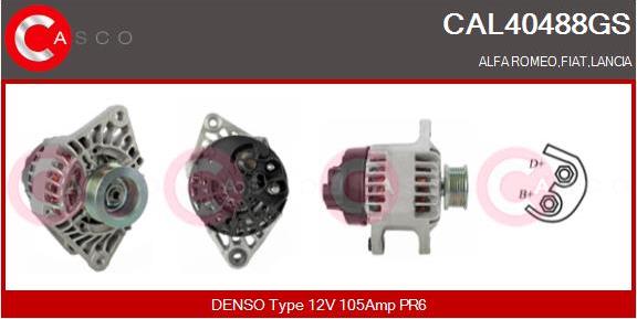 Casco CAL40488GS - Alternatore www.autoricambi360.it
