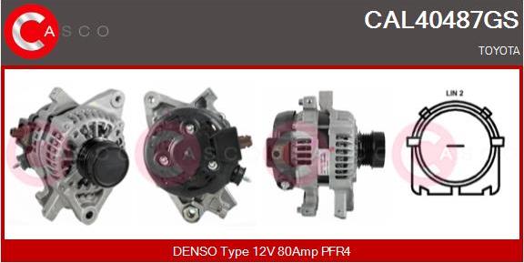 Casco CAL40487GS - Alternatore www.autoricambi360.it