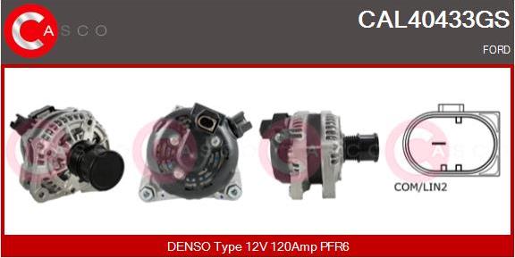 Casco CAL40433GS - Alternatore www.autoricambi360.it