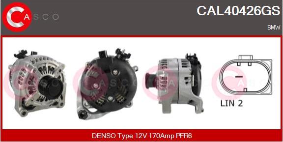 Casco CAL40426GS - Alternatore www.autoricambi360.it
