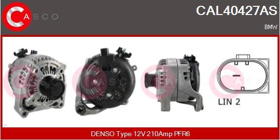 Casco CAL40427AS - Alternatore www.autoricambi360.it