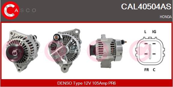 Casco CAL40504AS - Alternatore www.autoricambi360.it