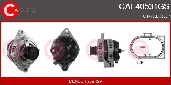 Casco CAL40531GS - Alternatore www.autoricambi360.it