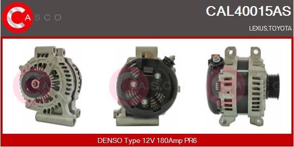 Casco CAL40015AS - Alternatore www.autoricambi360.it