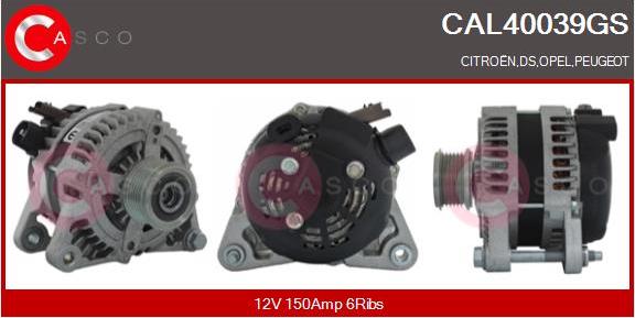 Casco CAL40039GS - Alternatore www.autoricambi360.it