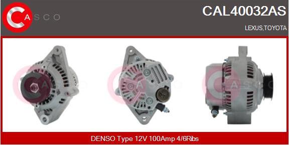 Casco CAL40032AS - Alternatore www.autoricambi360.it