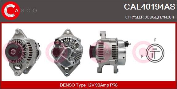 Casco CAL40194AS - Alternatore www.autoricambi360.it