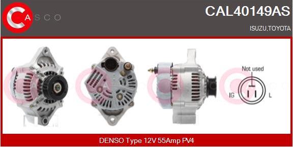 Casco CAL40149AS - Alternatore www.autoricambi360.it