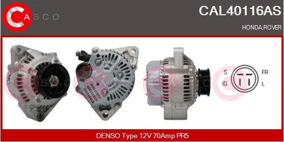 Casco CAL40116AS - Alternatore www.autoricambi360.it