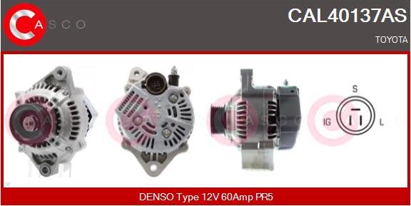 Casco CAL40137AS - Alternatore www.autoricambi360.it