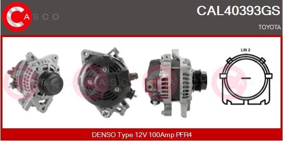 Casco CAL40393GS - Alternatore www.autoricambi360.it