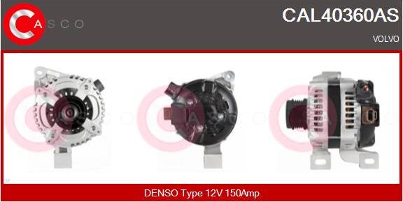 Casco CAL40360AS - Alternatore www.autoricambi360.it