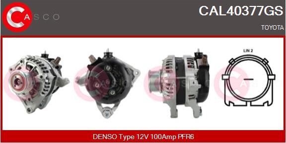 Casco CAL40377GS - Alternatore www.autoricambi360.it