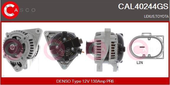 Casco CAL40244GS - Alternatore www.autoricambi360.it