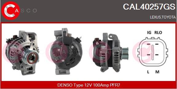 Casco CAL40257GS - Alternatore www.autoricambi360.it