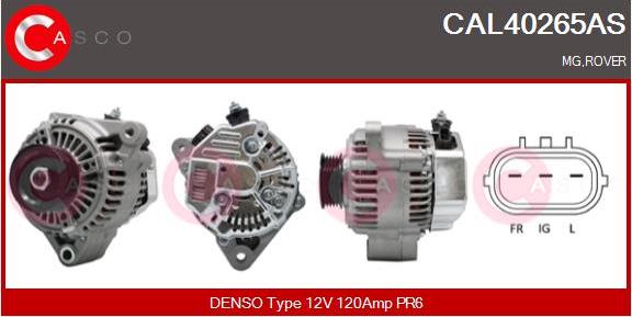 Casco CAL40265AS - Alternatore www.autoricambi360.it